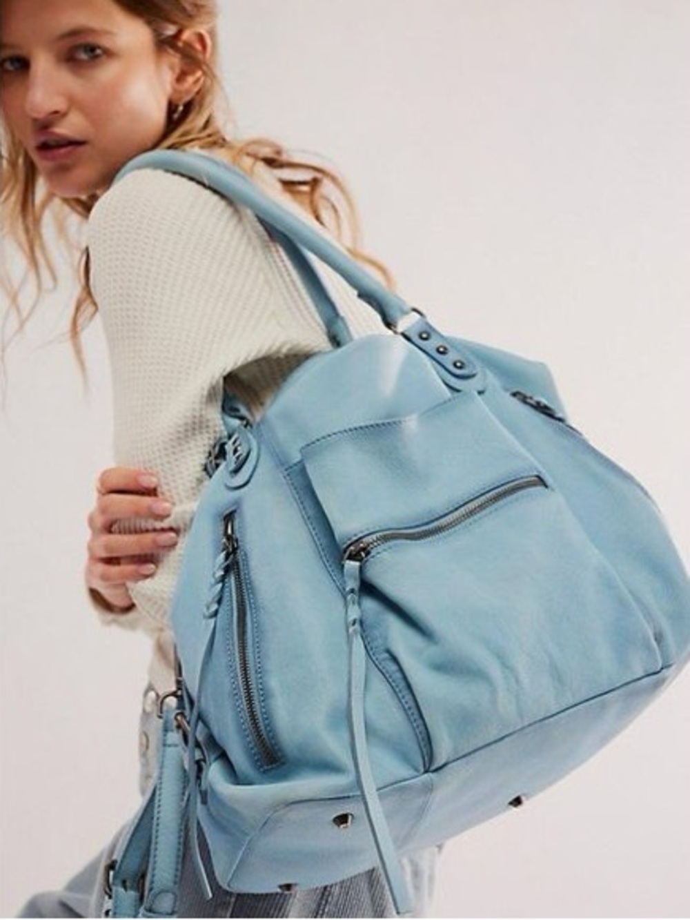 Free people We The Free Emerson Tote in washed sail